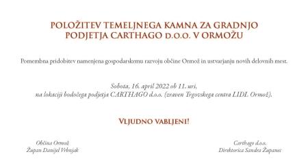 Vabilo položitev temeljnega kamna - CARTHAGO_Stran_2